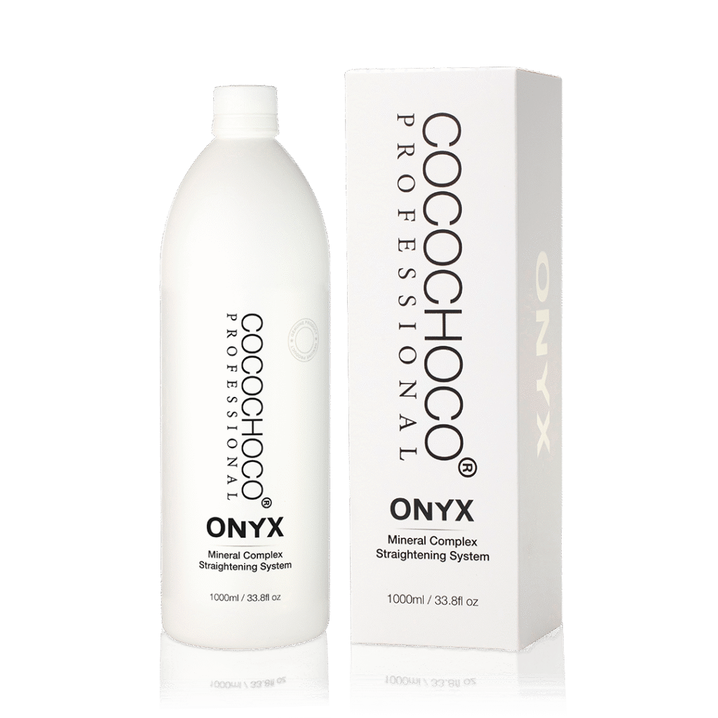 COCOCHOCO Onyx Mineral Complex Hair Straightening System 1000ml bottle and box