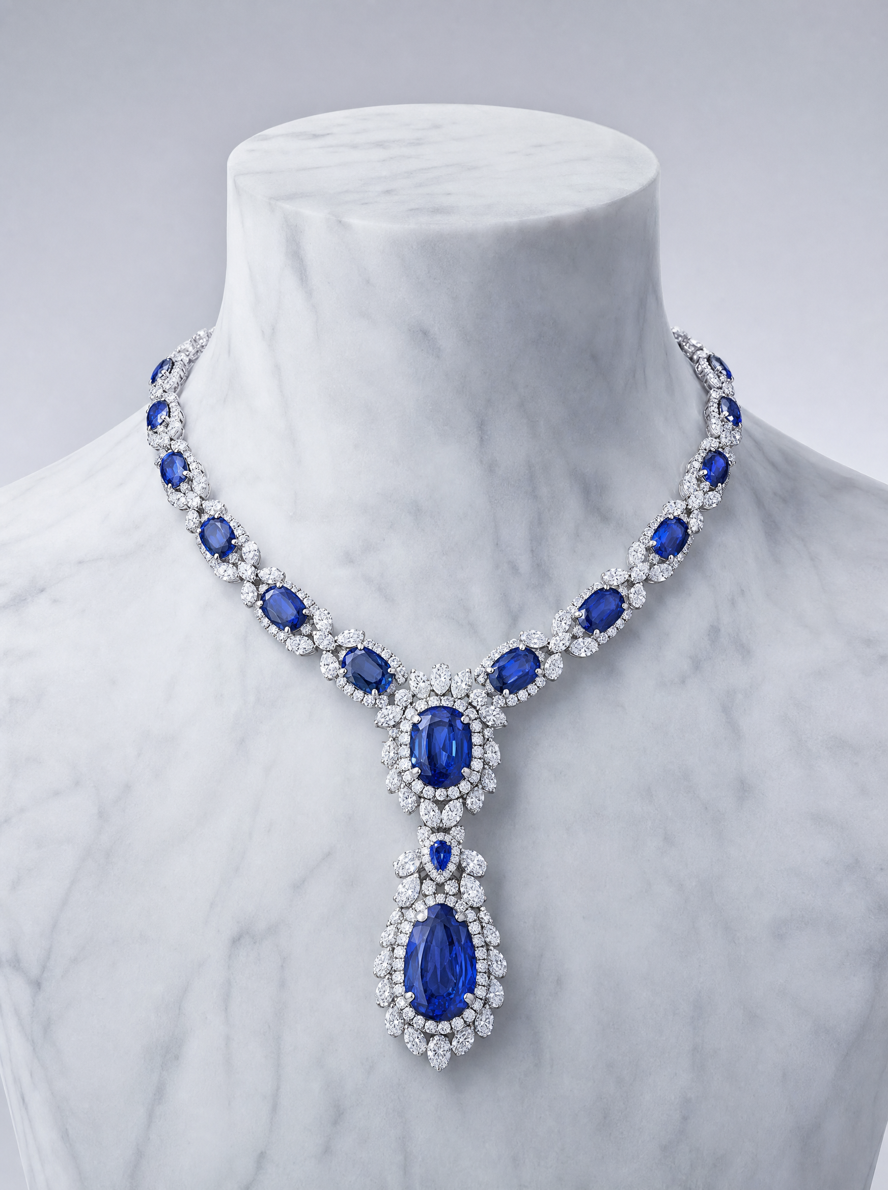Delft Sapphire necklace