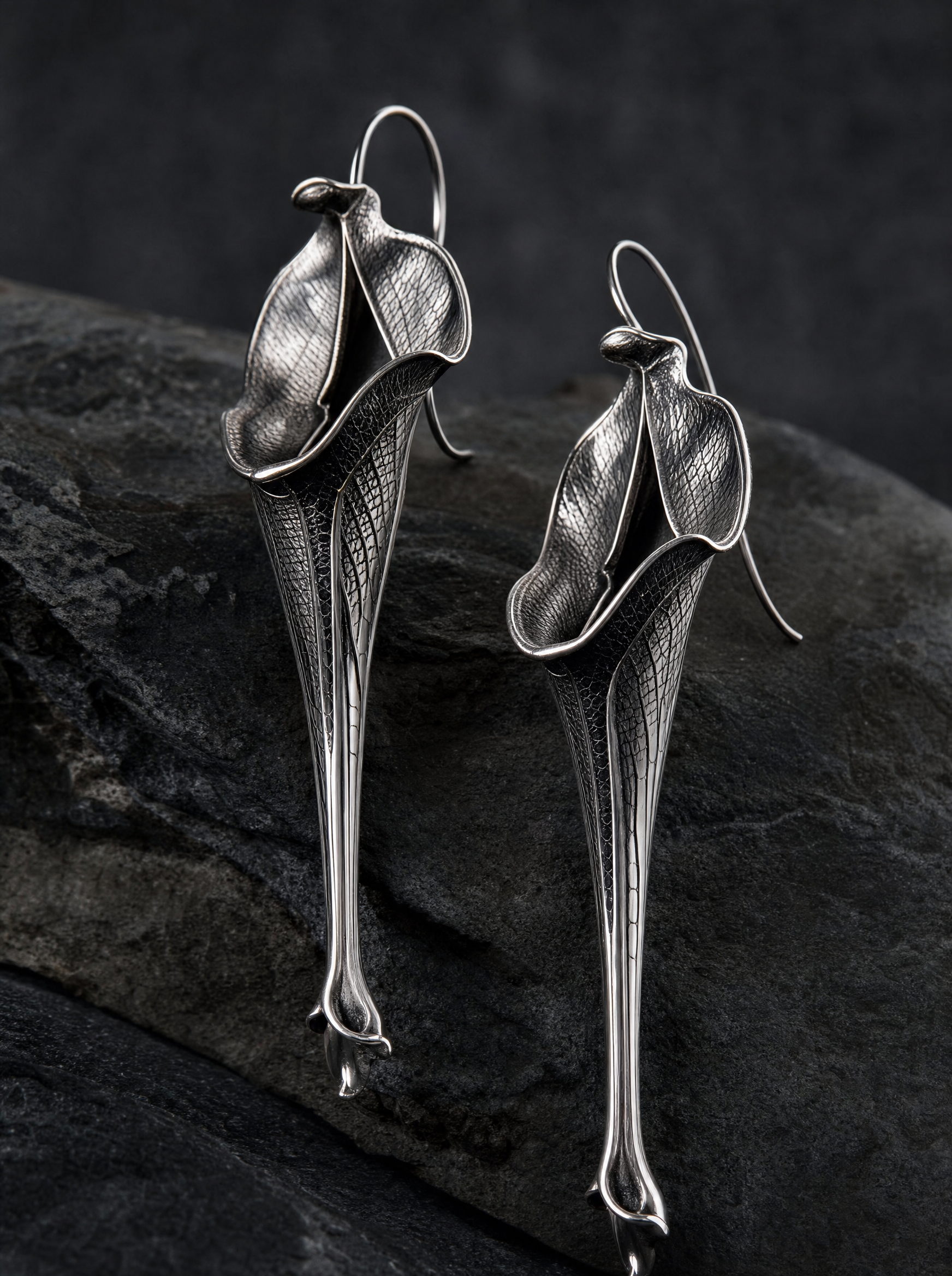 Trumpet earrings